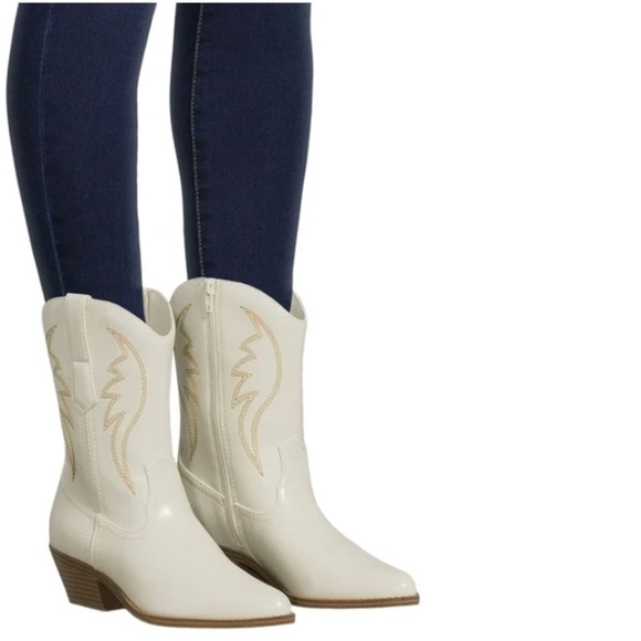 Shoes - Women's Short Western Boot/Western Cowgirl Cowboy/Cosy Womens Short Cowboy Boots